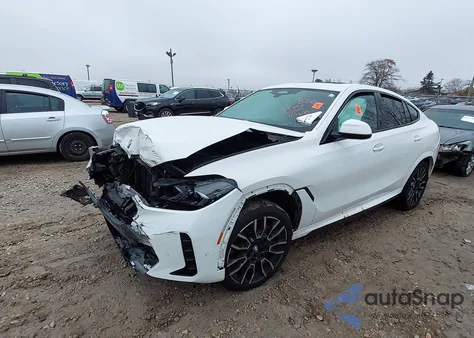 2024 BMW X6 xDrive40I z USA, uszkodzony, nr VIN 5UX33EX06R9T50473